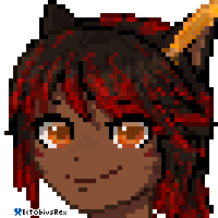 Animated pixel headshot of a Seeker smiling and blinking.